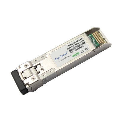 1550nm χαμηλής ισχύος κατανάλωση SFP 10G 40KM οπτικός πομποδέκτης