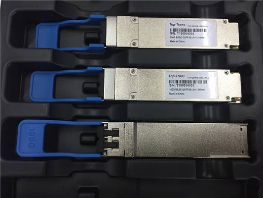 Κορυφή δια την ενότητα 100G QSFP28 του πομποδέκτη CWDM4 MSA 1310NM 10km LR4