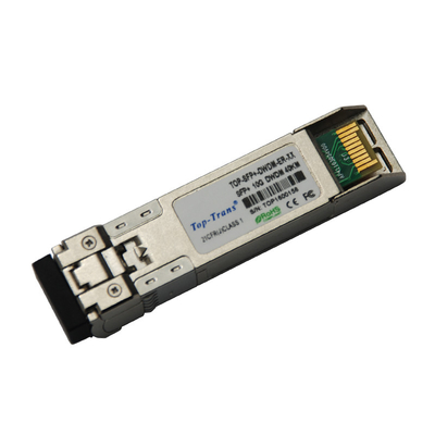 Ενότητα 40KM EML 10G Smf SFP ενιαίος πομποδέκτης ινών τρόπου DWDM