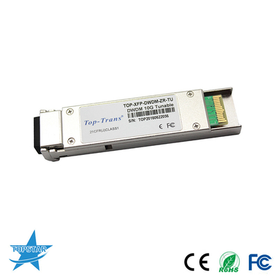 50GHz δυνάμενη να ξορδισθεί οπτική ίνα 10gbase-zr 80km πομποδεκτών λέιζερ DWDM SFP