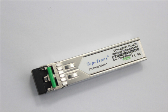 Διπλή ενότητα 1G 40Km 1310nm Esfp πομποδεκτών ινών SFP οπτική