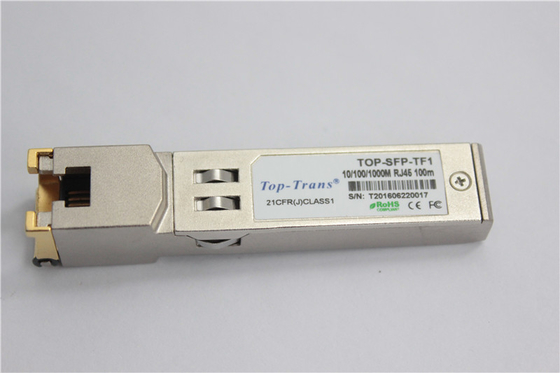1.25G οπτική ενότητα 10/100/1000base-τ πομποδεκτών SFP Rj45 SFP