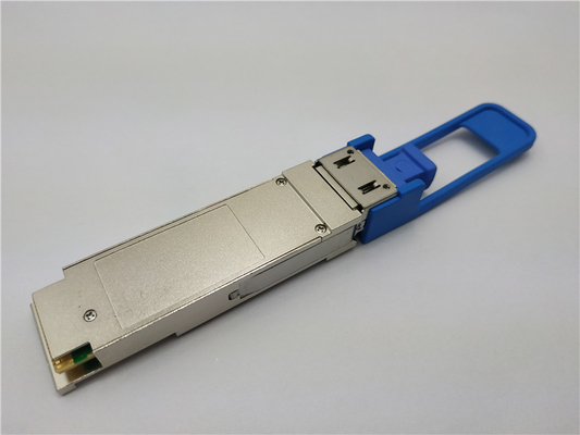 πομποδέκτης 100G QSFP28 PSM4 1310nm οπτικών ινών τρόπου 500m παράλληλος ενιαίος