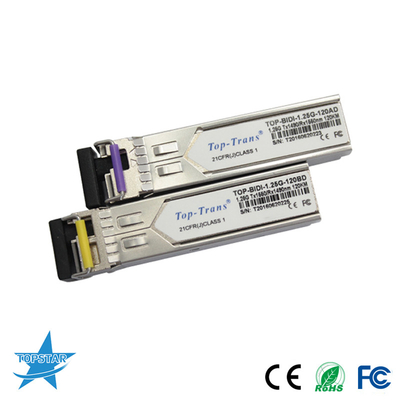1310/1550nm 120KM οπτική ενότητα πομποδεκτών 1.25G Bidi SFP SFP