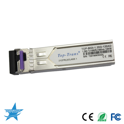 1310/1550nm 120KM οπτική ενότητα πομποδεκτών 1.25G Bidi SFP SFP