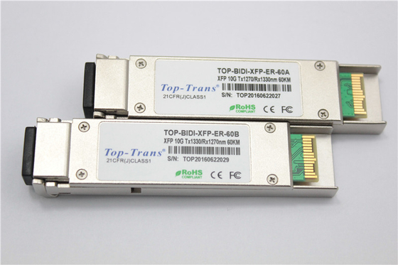 λύση δικτύων ενότητας 1270nm R1330nm 60km BIDI 10G SMF SFP