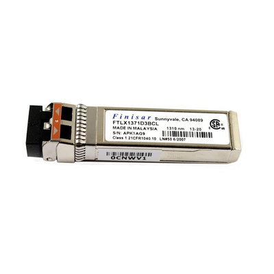Οπτική ενότητα 1310nm 220M γρήγορο Ethernet SFP+ Finisar FTLX1371D3BCL SFP+