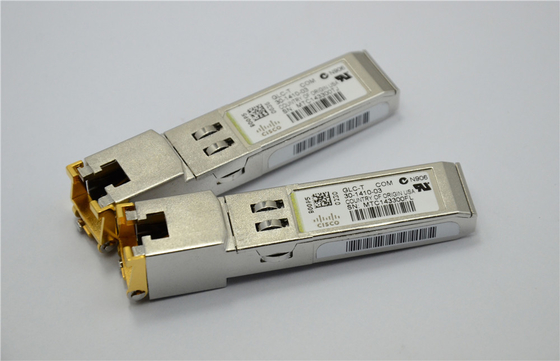 1000base Τ 100M πομποδεκτών δικτύων glc-τ χαλκού της Cisco SFP 1G