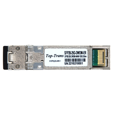 ζώνη 40KM πομποδεκτών 25GBASE CPRI Γ 25g Sfp28 DWDM διπλά LC DOM SMF για την πρόσβαση 5G IoT