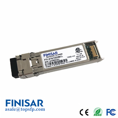 Οπτικός πομποδέκτης 10G SFP 1550nm SMF FTLX1671D3BCL Finisar