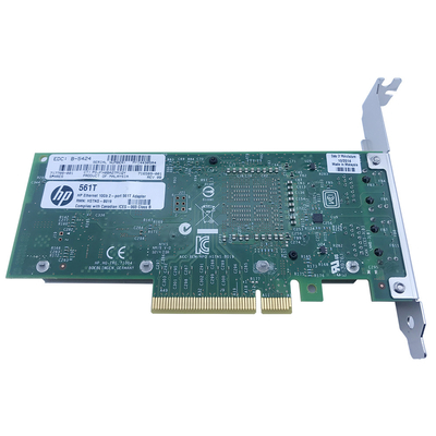 Προσαρμοστής 2 κεντρικών υπολογιστών HPE 561T Ethernet κάρτα διεπαφών δικτύων κεντρικών υπολογιστών λιμένων 10Gb Nic