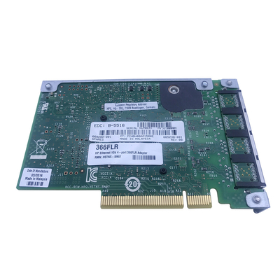 366FLR Ethernet Server Adapter Intel 4 Port 1gb Nic Network Interface Card (Κάρτα διεπαφής δικτύου Nic)